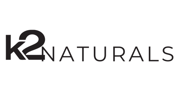 K2 Naturals logo on a white background